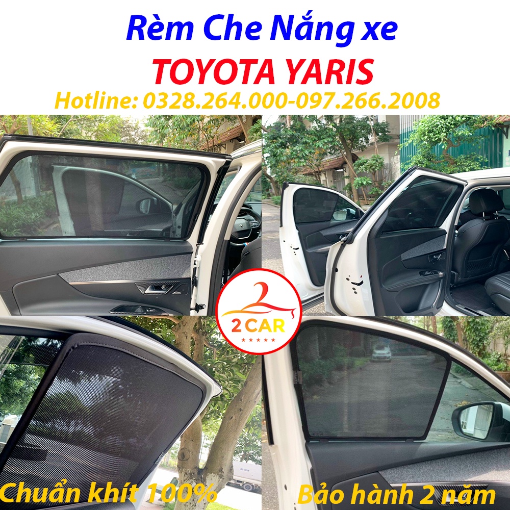 Rèm Che Nắng Xe Toyota Yaris 2008-2012 Sedan/hatback,2015,2018,2021,Rèm Chắn Nắng , Hàng Loại 1 MR.ÔTÔ - Bảo Hành 2 Năm