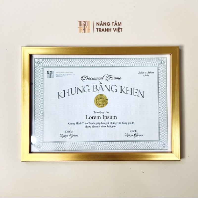 Khung bằng khen, khung ảnh, khung tranh A330 x 42 cm
