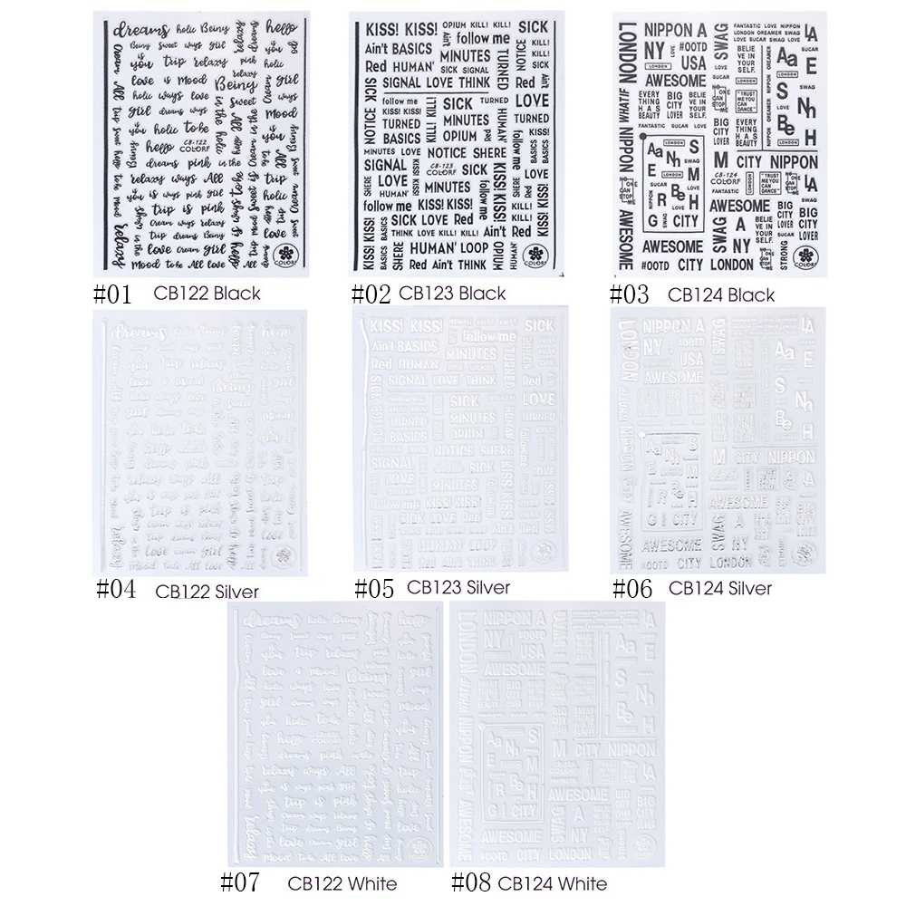 Nhãn dán trang trí cho móng tay nghệ thuật