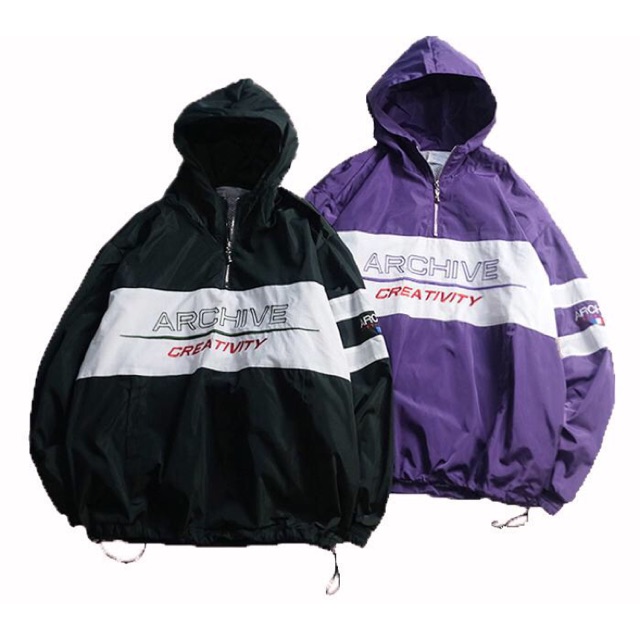 Áo khoác dù chống nước unisex