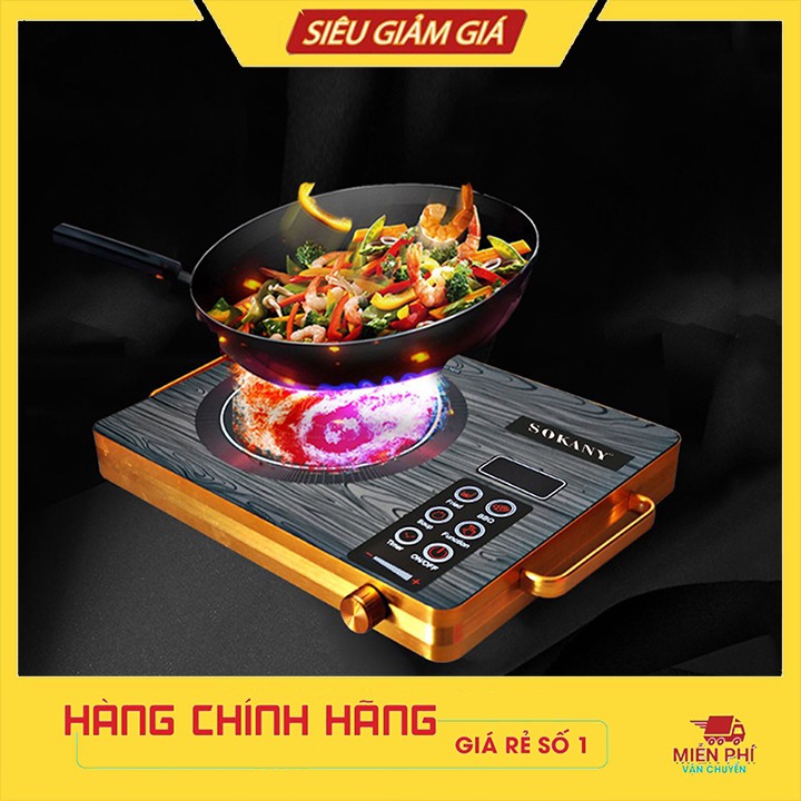 Bếp Hồng Ngoại Sokany Sử Dụng Được Tất Cả Loại Nồi (Bảo Hành Chính Hãng 12 Tháng)