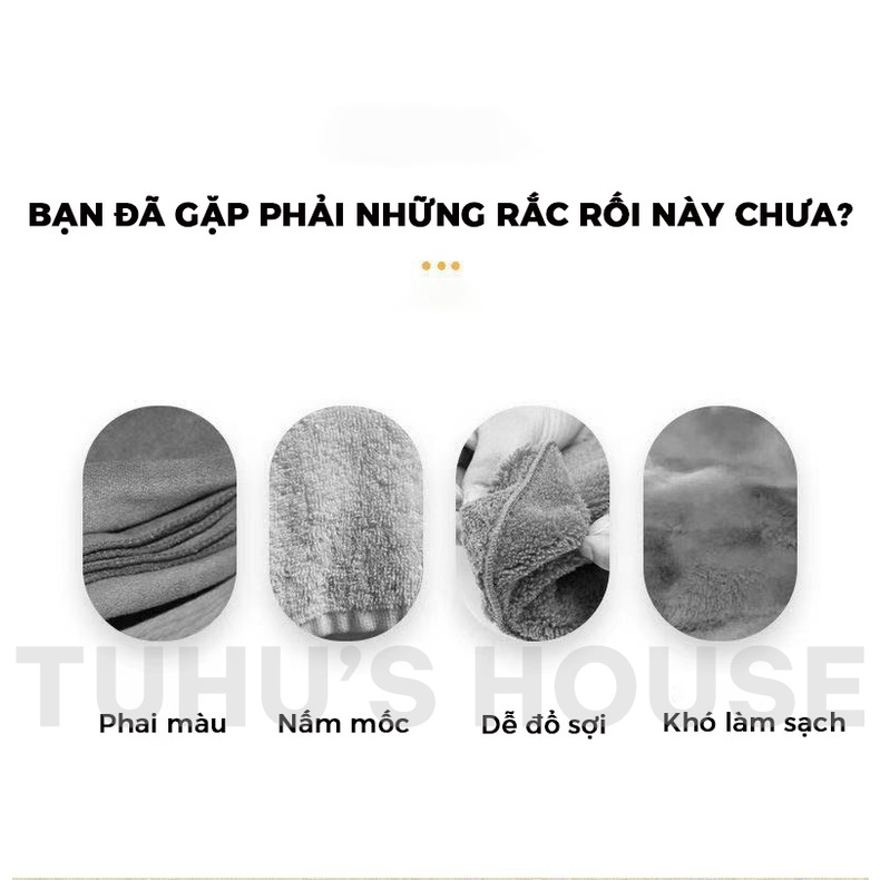 Khăn lau bếp đa năng bằng sợi than tre, khăn lau tay nhà bếp siêu thấm hút, kháng khuẩn – NACUSO