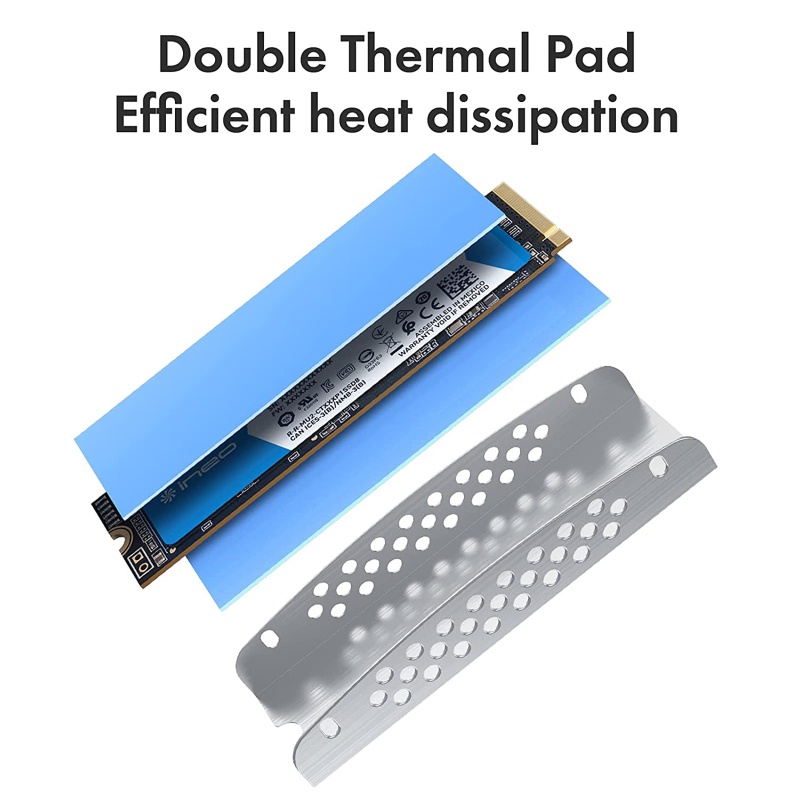 Bộ Tản Nhiệt Bằng Đồng Nguyên Chất Cho M 2 2280 SSD NVME