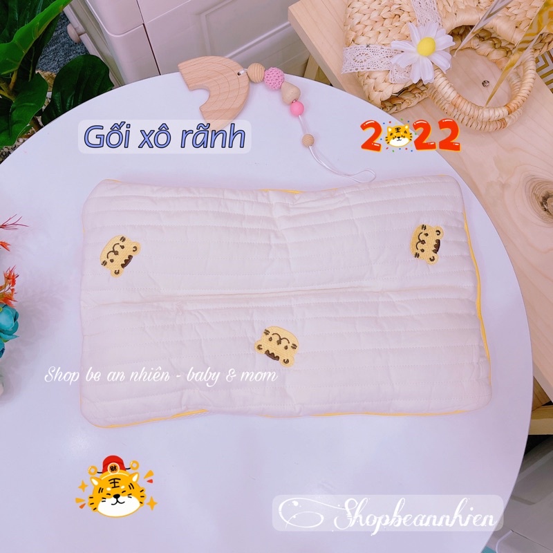 Gối nằm sơ sinh xuất hàn- Gối xô bessla