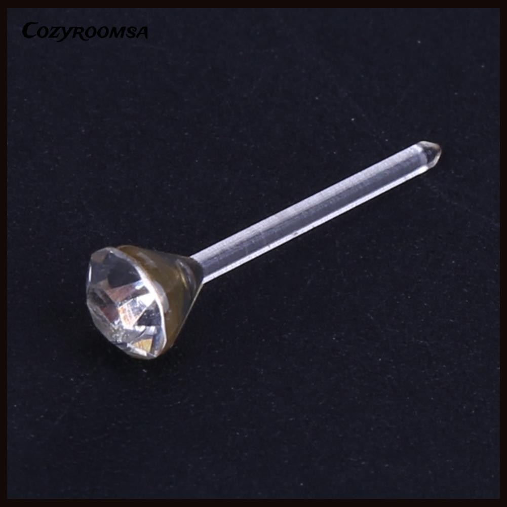 Set 20 Đôi Khuyên Tai Với Kim Nhựa Tròn Dễ Thương Cá Tính Sang Trọng Cho Nữ