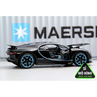 Mô hình xe Bugatti Chiron 1:32 Đen