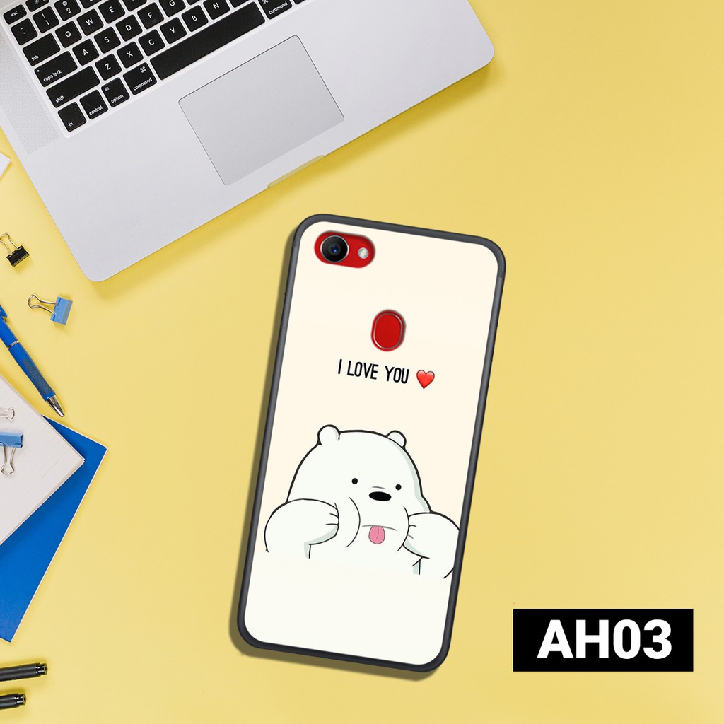 [FREESHIP ĐƠN TỪ 50K] Ốp lưng Oppo F5 - F7 in hình gấu We Bare Bears siêu dễ thương