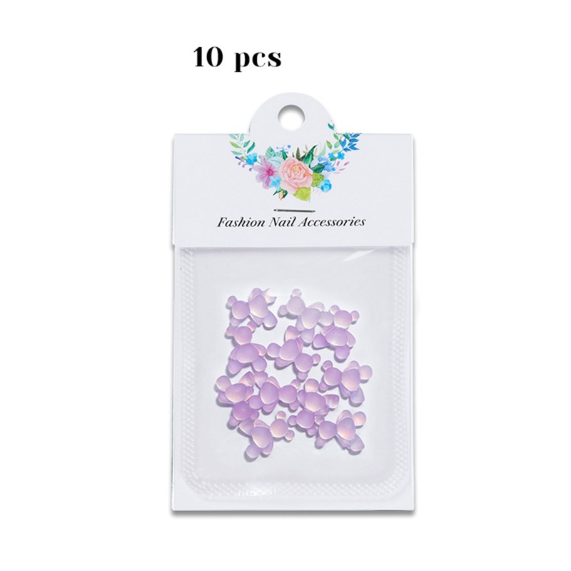 Phụ Kiện Trang Trí Móng Tay Hình Gấu Gummy 3D DIY