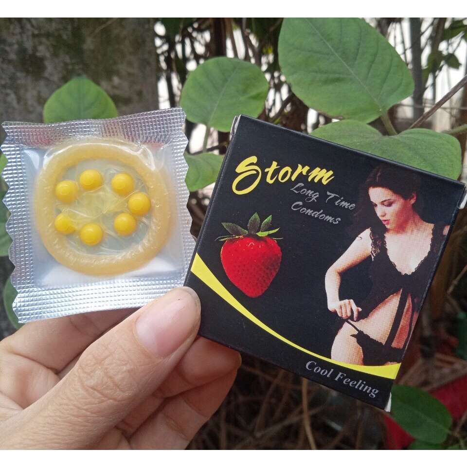Bao cao su Stom 7 Bi hàng chuẩn không rớt bi, bcs gai bi lớn kéo dài thời gian quan hệ