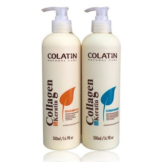 COMBO PHỤC HỒI CẤP TỐC COLATIN (500 ML x 3) - Tặng Tinh Dầu Argan Colatin 40ml