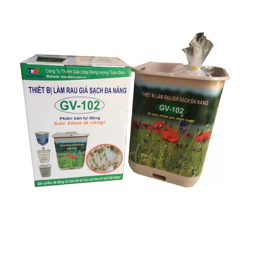 Thiết bị làm rau giá sạch đa năng tự động GV-102 phiên bản mới