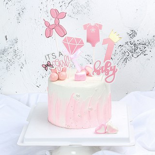 Sét cắm baby sinh nhật 1 tuổi