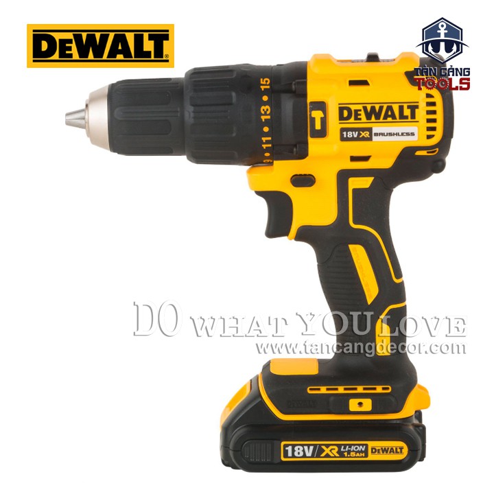 Máy Khoan Vặn Vít Dùng Pin DeWalt 18V DCD778D2-B1 ( 2 Pin 2.0Ah + 1 Sạc DCB112 )