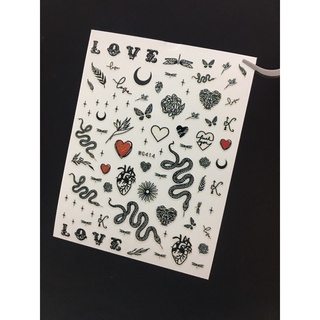 Sticker MÃ WG - sticker nail, miếng dán móng tay