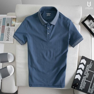 Áo Polo Basic, chất vải Linen, thiết kế cổ dệt cooPure 2556