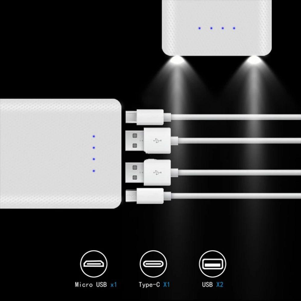 Hộp Sạc Pin Điện Thoại Hai Cổng Micro USB Tiện Dụng Ốp