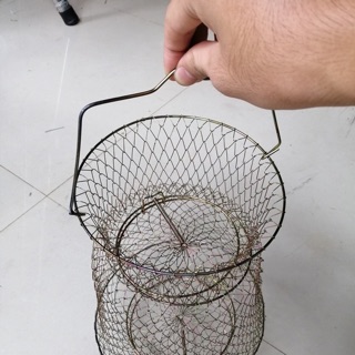 Giỏ đựng cá bằng sắt chống han gỉ