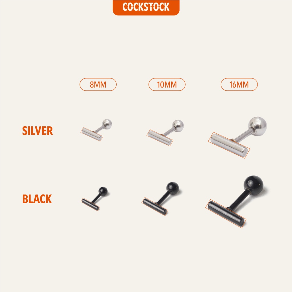 Khuyên tai Stick Minimal CockStock