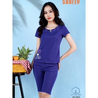 Bộ đồ mặc nhà sunfly, xuân hè sp1802