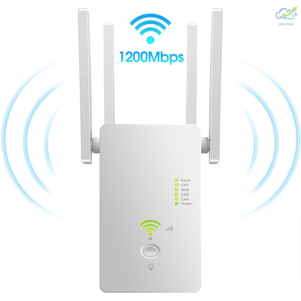 Mới Bộ Khuếch Đại Tín Hiệu Wifi Ac1200Mbps 802.11n 2.4ghz / 5.8ghz | BigBuy360 - bigbuy360.vn