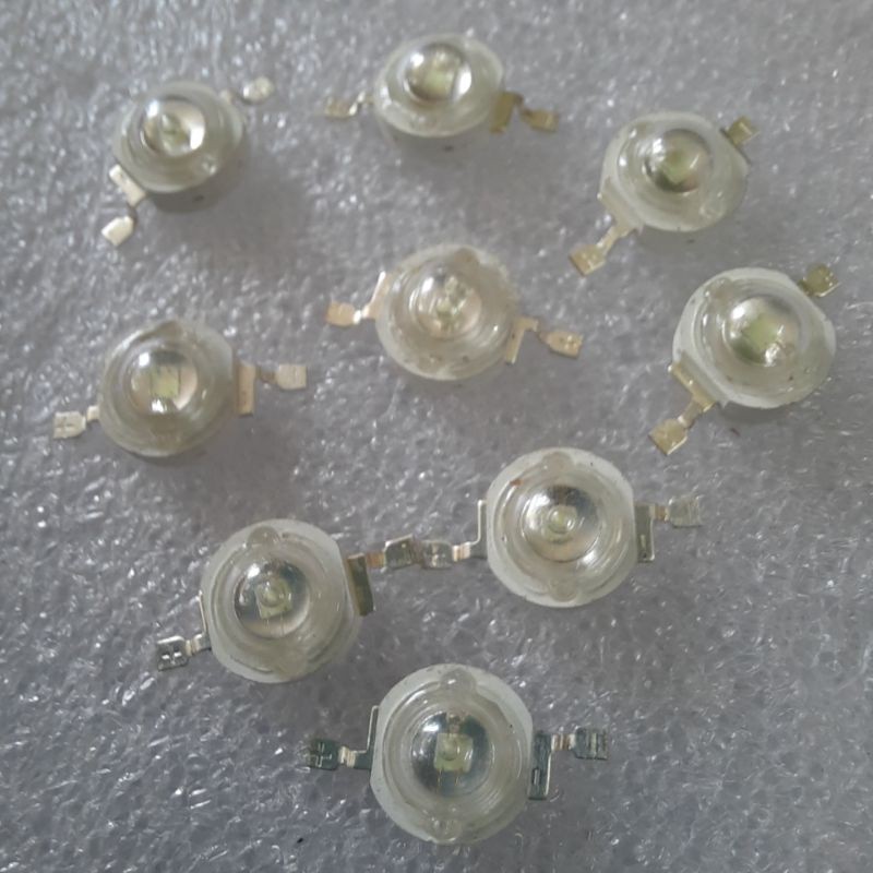 led 3w xanh lá lỗi bóng khí