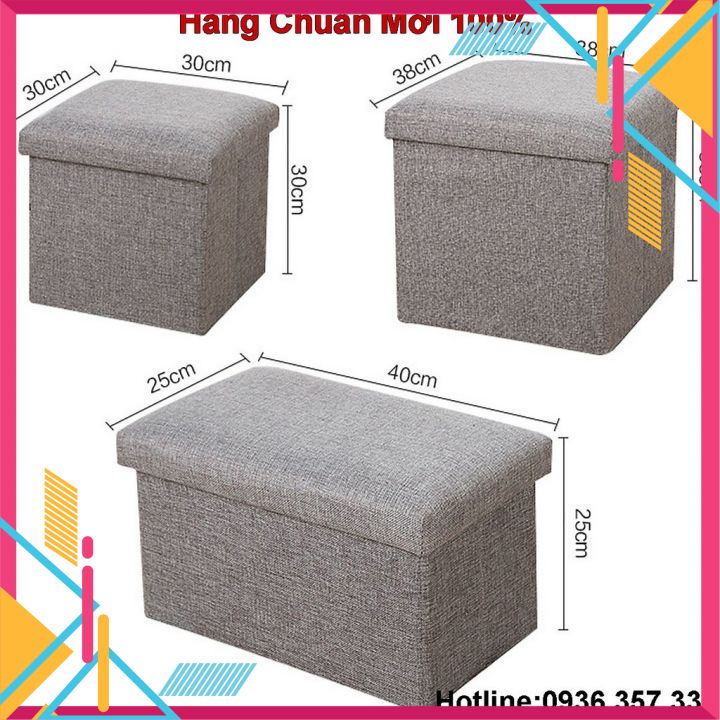 Ghế Ngồi Kiêm Hộp Đựng Đồ Đa Năng⚡Ghế Ngồi Tiện Dụng Thông Minh Kiêm Hộp Lưu Trữ Đồ