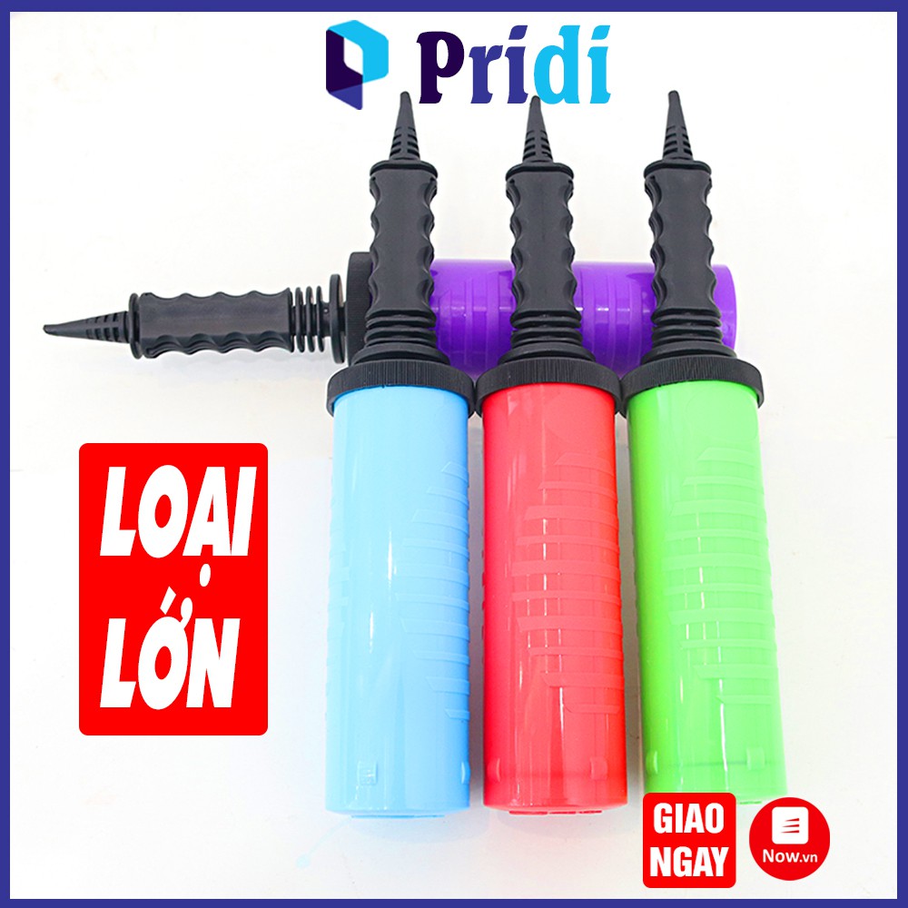 Đồ Bơm Bong Bóng Cầm Tay Loại Lớn - Dụng Cụ Bơm Bong Bóng Bay Bằng Tay, Bơm Phao, Đồ Chơi Trẻ Em PRIDI