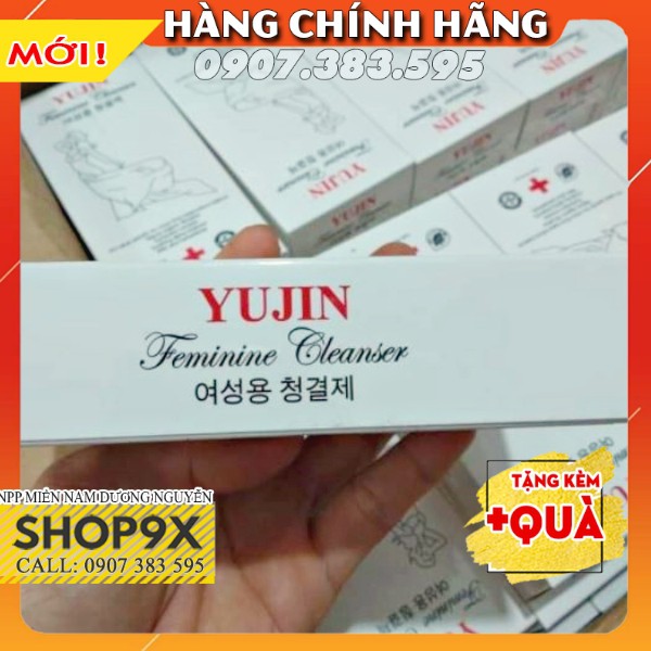 Dung Dịch Vệ Sinh Phụ Nữ Hàn Quốc YUJIN 120ML Hồng-Sạch-Thơm-Se Khít Vùng Kín