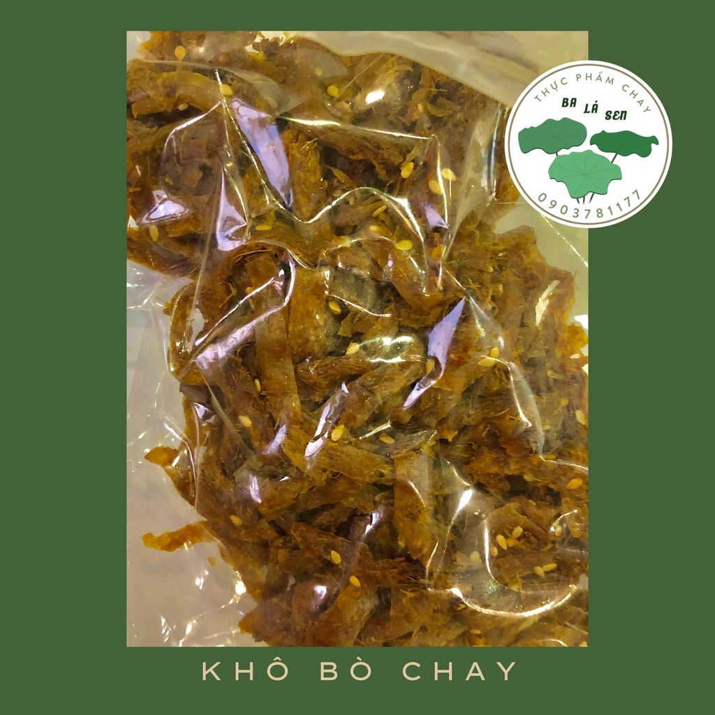 [Thực phẩm chay ăn liền] Khô bò chay Ba Lá Sen chế biến sẵn, bảo quản lâu 100g