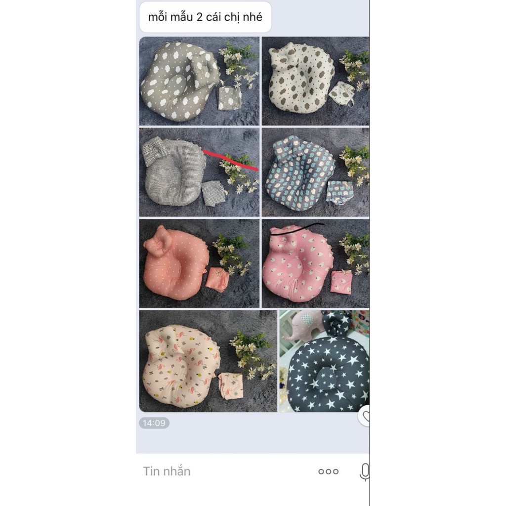 Đệm Chống Trào Ngược Cho Bé( Tặng Kèm Gối Chống Bẹp đầu ), Gối Tập Ngồi Cho Bé