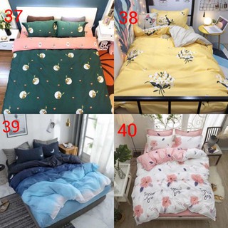 [FREE SHIP] Bộ Chăn Ga Gối Poly Cottong Trắng Trơn