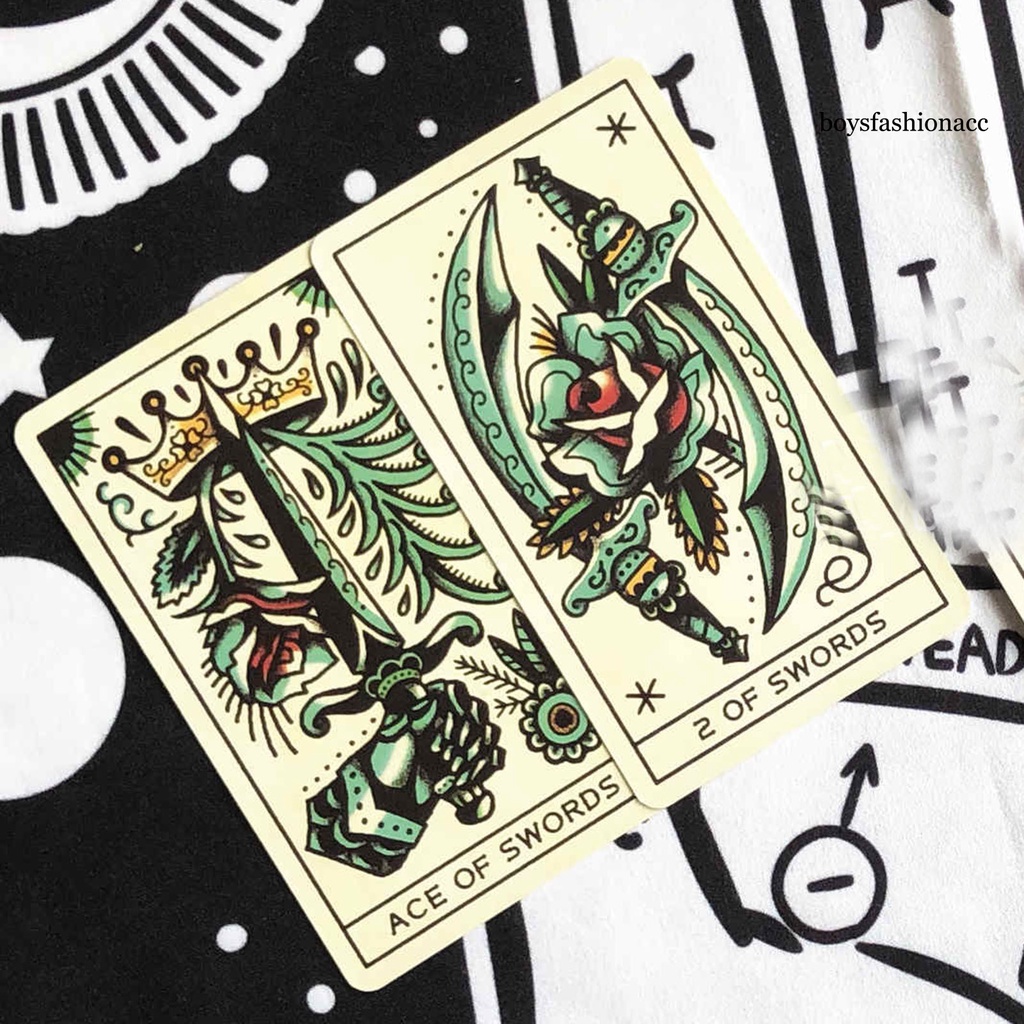 1 Bộ Thẻ Bài Tarot Bbc Nhiều Màu Lâu Trôi Nhỏ Gọn | BigBuy360 - bigbuy360.vn