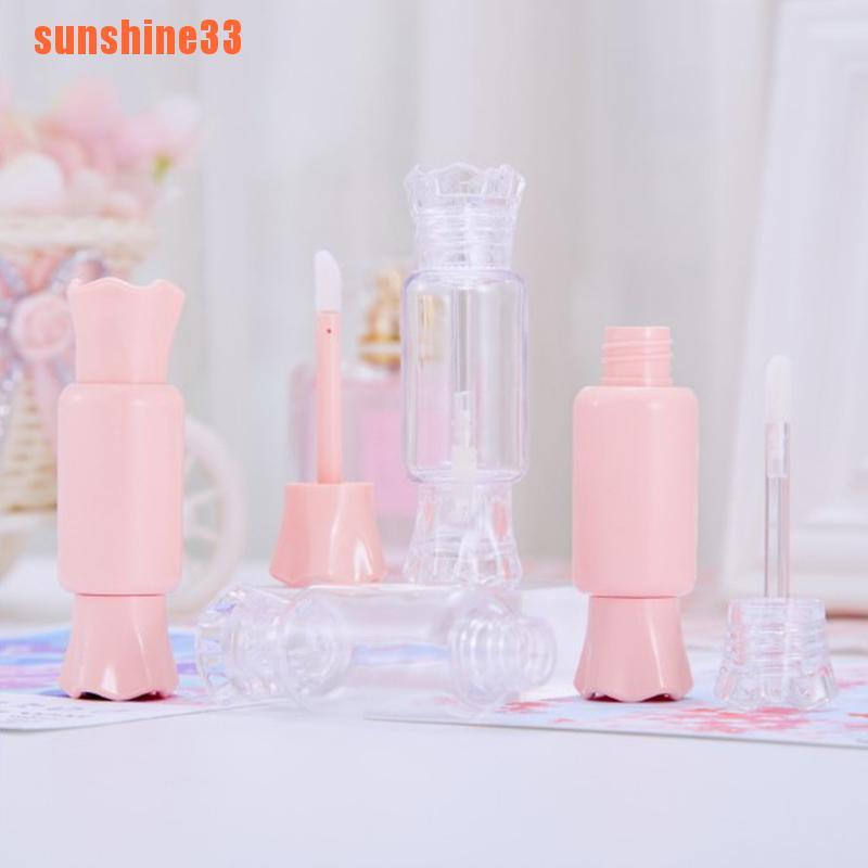 (Hàng Mới Về) Ống Rỗng Đựng Son Môi Hình Viên Kẹo Dễ Thương