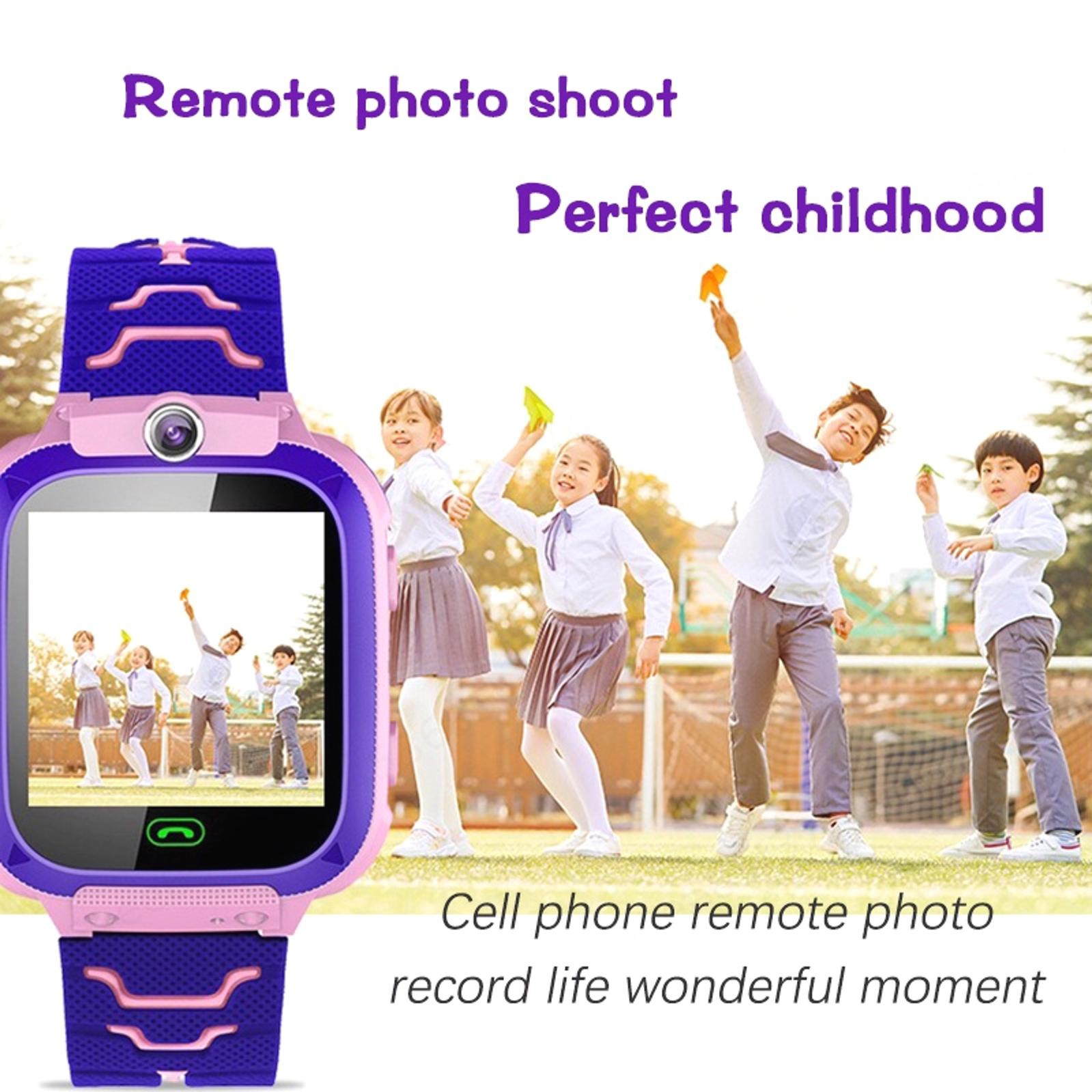 Q12 Jam Kids Smart Watch Children Waterproof Phone Watch Support SIM Card GPS SOS Dual Anti Lost Q12B