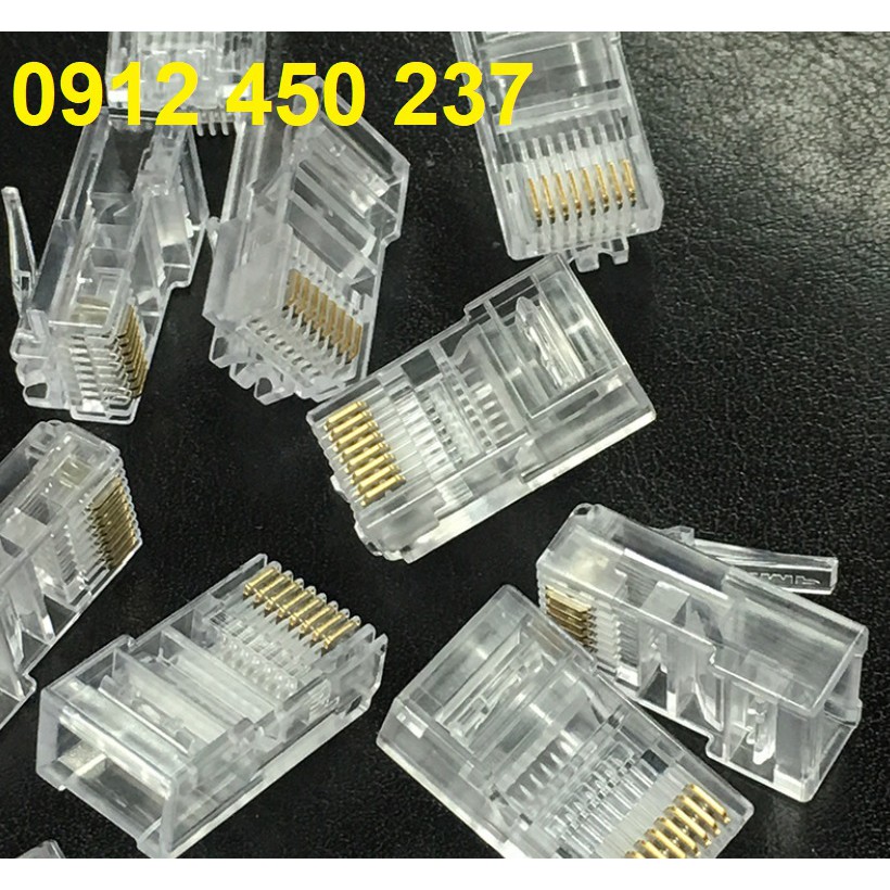 Hạt mạng RJ45 Cat5e Commscope chính hãng mã 6-554720-3 có CO, CQ
