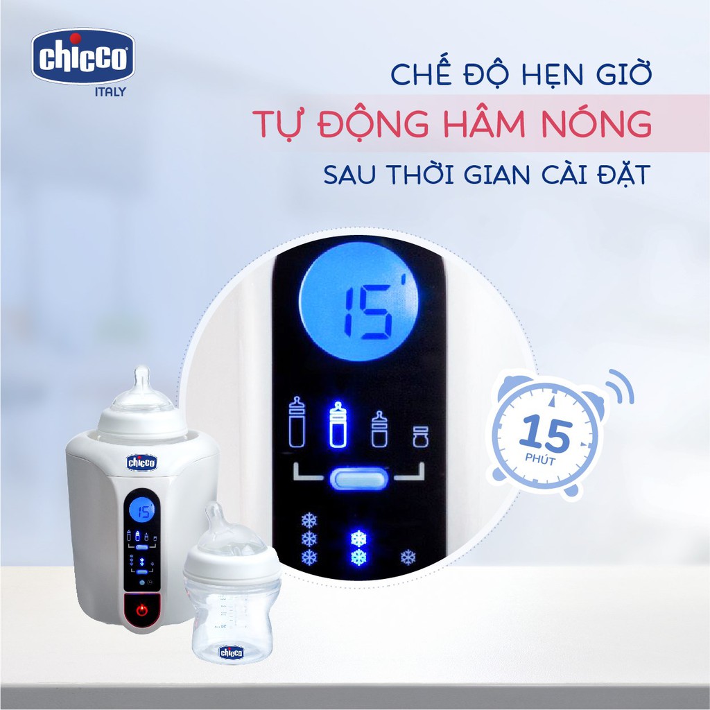 Máy Hâm Sữa Và Thức Ăn Điện Tử 7390 Chicco (CHÍNH HÃNG) CHO BÉ (CO114533)