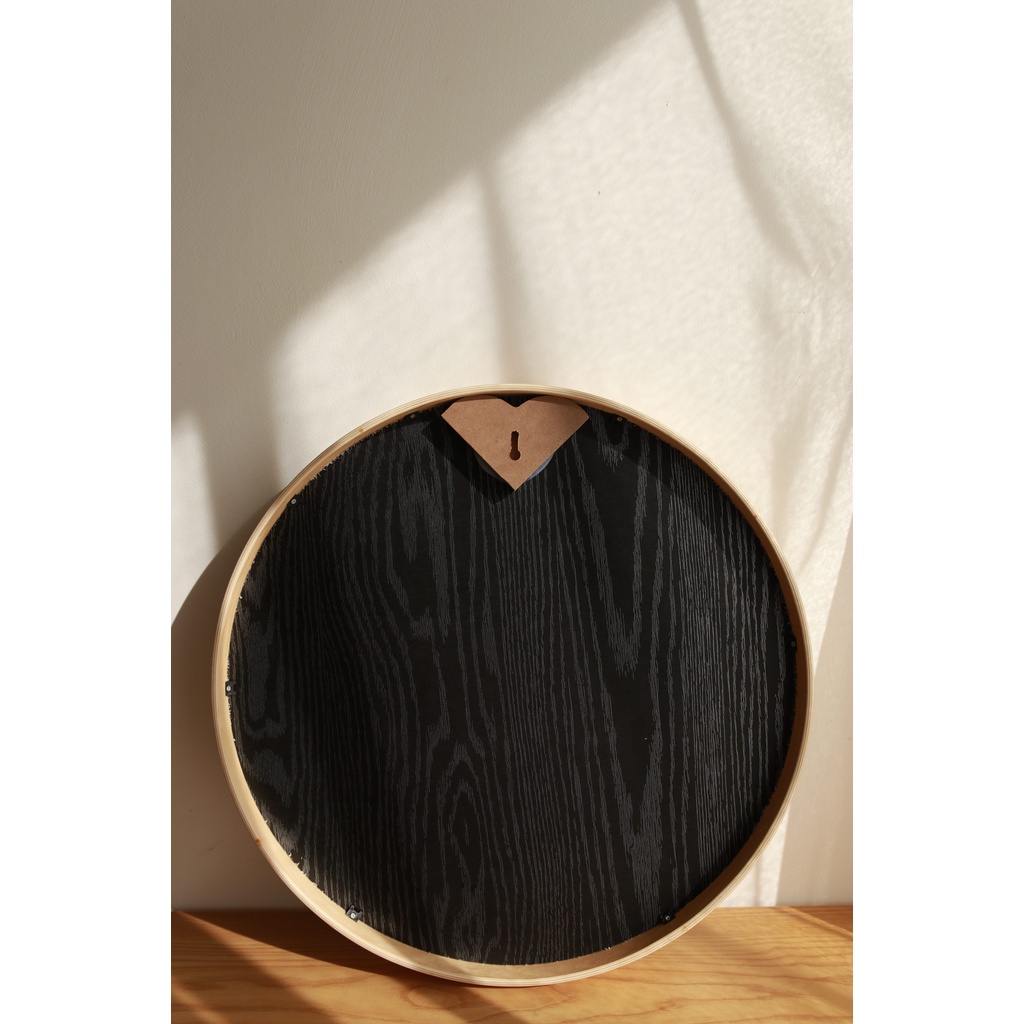 Tranh Hoa Sen Tròn Khung Gỗ Loại 1, Đường Kính 50cm, Tranh Treo Tường Decor Trang Trí Nhà Cửa, Phòng Thờ, Phòng Thiền