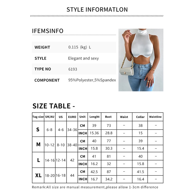 Áo Tank Top Cổ Cao Màu Trơn Thời Trang Cho Nữ