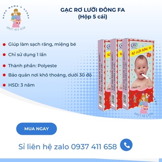 [COMBO 10 HỘP] Rơ Lưỡi Đông Fa Cho Bé (50 Chiếc)