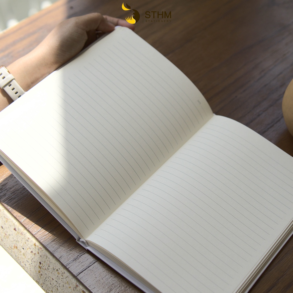 [STHM stationery] - The Journey notebook - EU collection - Sổ tay bìa cứng - Ruột kem 100gsm