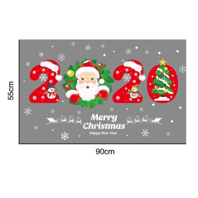 Decal dán tường Noel - Noel 2020