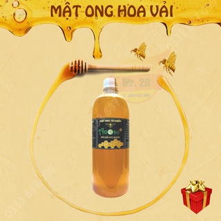 Mật ong nguyên chất (2️ 𝓽𝓻𝓸𝓷𝓰 1️) 🍀 mật ong hoa Vải Adosa, tăng cường sức khỏe - Có giấy chứng nhận, 100% thiên nhiên