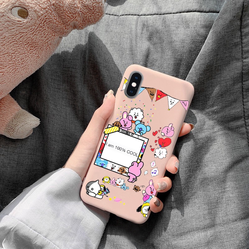 BT21 Case oppo a92020 a52020 a31 2020 a71 a83 a3 a5 a7 2018 phone case F3 F5 F1PLUS F7 F9 F11 F1s F3lite soft shell Tide brand a77 a79 a39 neo9 realmeC2 Cover Fashion brand