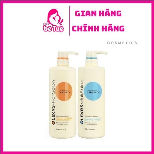Cặp Gội Xả Olexrs Argan Oil Collagen Hair Salon 500ml
