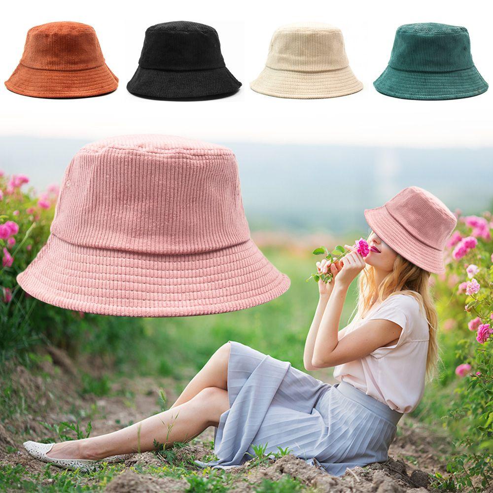 Mũ Bucket Chất Cotton Màu Sắc Nhã Nhặn Dành Cho Nam Và Nữ