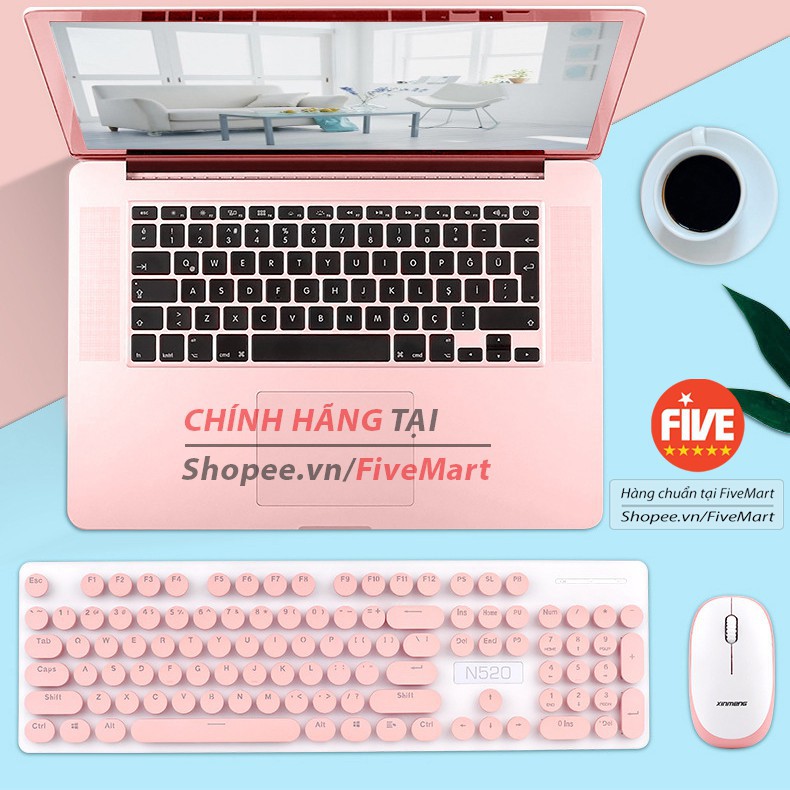 COMBO Bàn Phím Và Chuột Không Dây N520 Cao Cấp Siêu Đẹp [Đổi 1 Trong 14 Ngày - Bảo Hành 1 Năm]