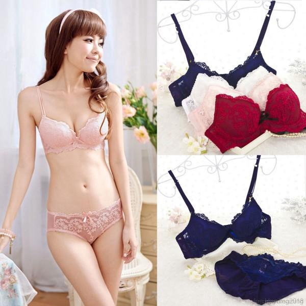 Set Áo Ngực &amp; Quần Lót Nữ Phối Ren