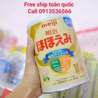 Sữa bột Meiji 0-1 và 1-3 Nội Địa Nhật 800gr Date mới nhất