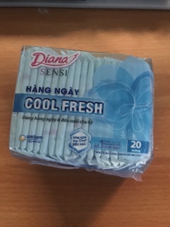Băng vệ sinh hàng ngày Diana Sensi Cool Fresh gói 20 miếng