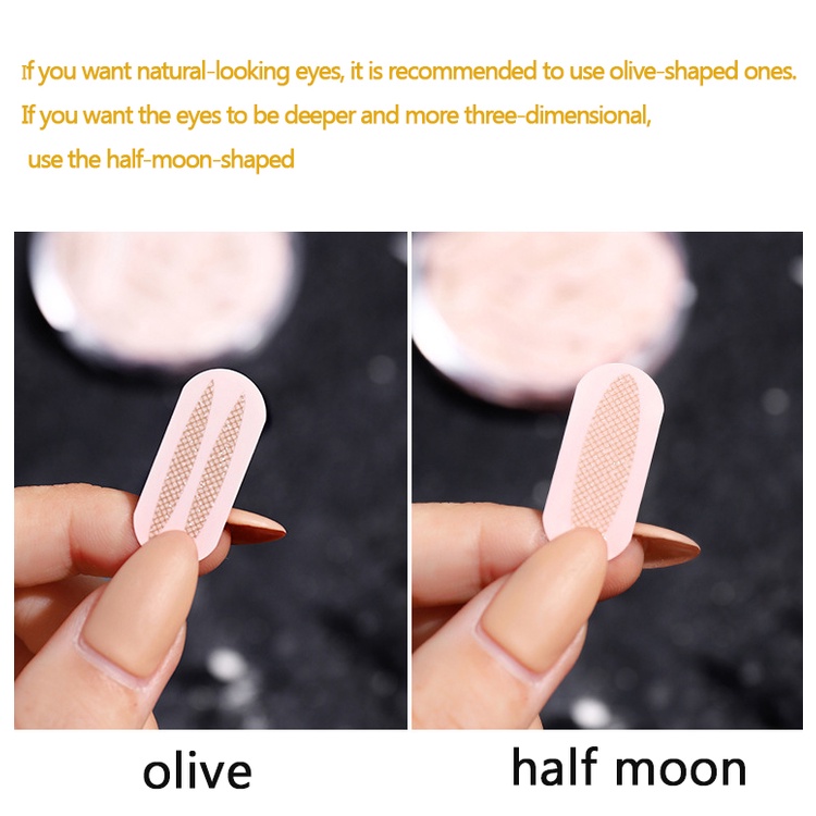 Set 150 Cặp Miếng Dán Kích Mí Tự Dính Chống Thấm Nước Chuyên Dụng